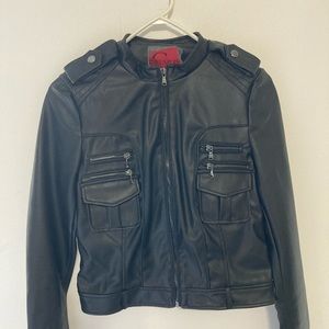 Celsius Premium Black Leather Jacket
